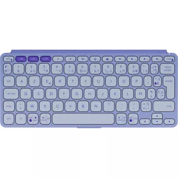 Logitech Keys-To-Go 2 tastatūra Universāla Bluetooth AZERTY franču ceriņkrāsā