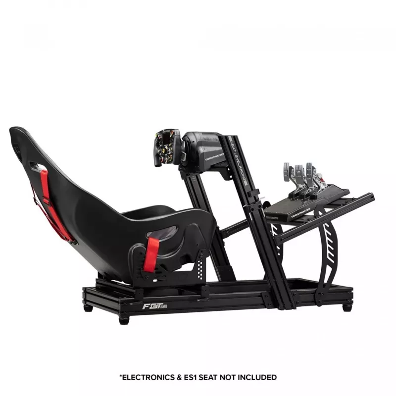 Sacīkšu kokpits Next Level Racing F-GT Elite Lite Wheelplate Edition ar regulējamu augstumu, saderīgs ar Formula un GT uzstādījumiem
