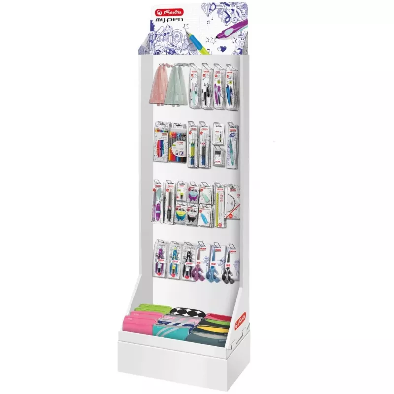 Trīsstūris Herlitz 11367950 Plastmasas Zils Sarkans Caurspīdīgs Dzeltens 16 cm