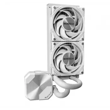Montech HyperFlow Silent 240 procesoru šķidruma dzesēšanas sistēma 240 mm balta