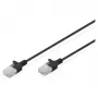 DIGITUS CAT6 U-UTP plakanais vītais pāra kabelis, 0,5 m, zils