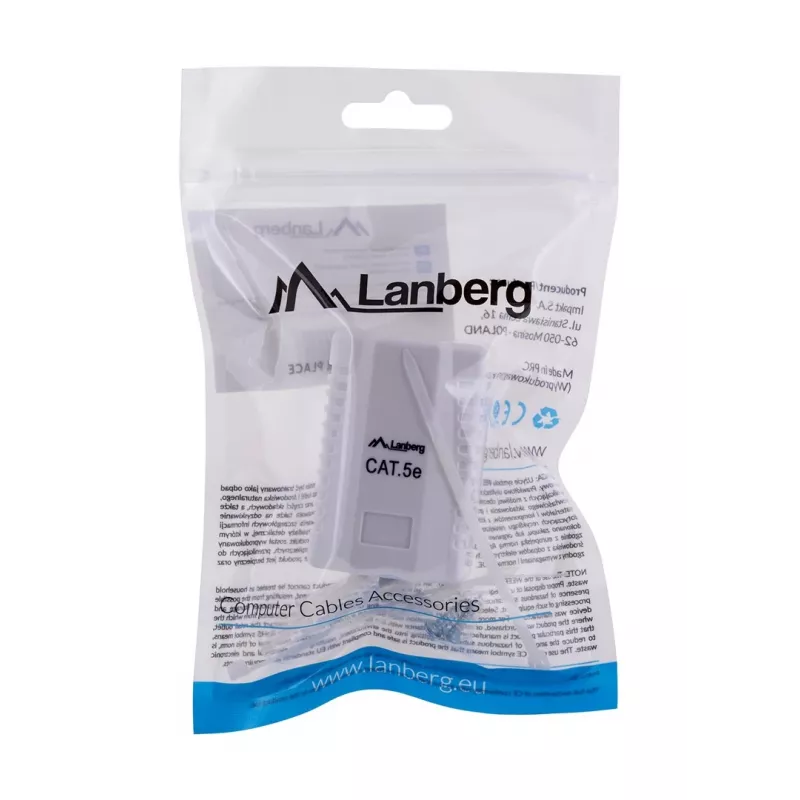 Lanberg OU5-0001-W kontaktligzdu kārba RJ-45 Balta