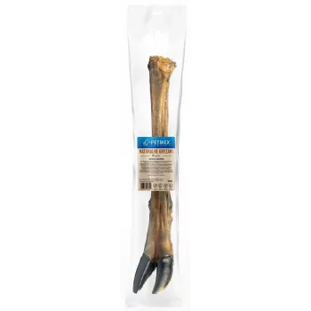 PETMEX Deer Hoof suņu kārums 250 g — dabīgs brieža nags, bez graudiem, bez lipekļa, olbaltumvielas 86%, pieaugušiem suņiem