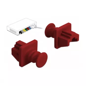 Putekļu vāciņš DeLOCK 86510 RJ-45 10 gab.