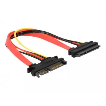 SATA pagarinātājkabelis DeLOCK 84362 0.2m Sarkans