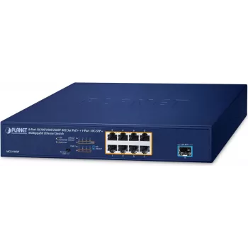 Nepārvaldāms Slēdzis PLANET MGS-910XP 2.5G Ethernet 8 Porti PoE