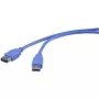 USB 3.0 pagarinātājvads Renkforce 1420710, 3 m, zils