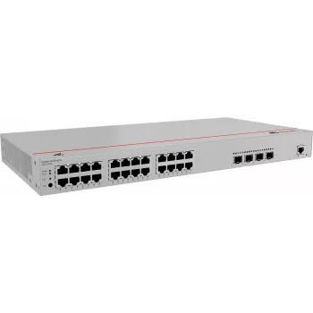 Slēdzis HUAWEI S220-24P4X — 24 x Gigabit RJ-45, 4 x SFP+, PoE, 1U pelēks