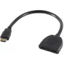 ShiverPeaks HDMI adapteris A tipa uz 2x St/Bu 77415 – HDMI A tipa sadalītājs/adapteris