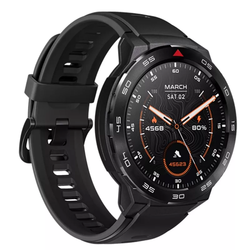 Mibro GS Pro viedpulkstenis ar GPS, 1,43 collu AMOLED ekrāns, 5ATM ūdensizturība, Bluetooth zvani, sporta un veselības funkcijas