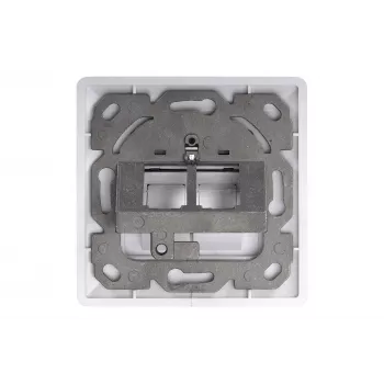 Digitus sienas plāksne Keystone moduļiem, Vācu tipa, vidējā plāksne 50x50 mm, rāmis 80x80 mm | DN-93801-1
