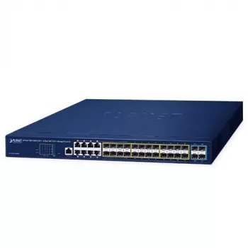 PLANET GS-5220-16S8CR - Pārvaldāms slēdzis - 24 x Gigabit SFP + 8 x Koplietojami 10/100/1000 - montējams statīvā