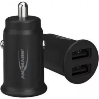 Ansmann CC212 automašīnas cigarešu šķiltavas adapteris - 5 V - Melns (1000-0030)