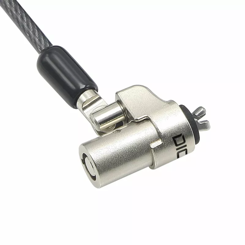 Slēdzene ar trosi DICOTA D31540 Melna 2 m