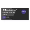 Qoltec 51799 Aktīvs HDMI sadalītājs 4 x HDMI 4K x 2K | 6Gb/s | 60Hz