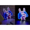 Neon Lights MANTA SNL109MT Rokas ar Spēļpulti neon zīme, dekoratīvs LED apgaismojums spēļu istabai