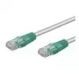 Wentronic Goobay CAT 5e Crossover-Patch kabelis, U/UTP, Pelēks, Zaļš, Pelēk-Zaļš, 3 m - CCA vara maisījums (68866)
