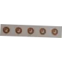 RFID NFC drošības birka SCOT NTAG213 18 mm caurspīdīga, 10 gab. iepakojums