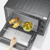 Virsmas elektriskā cepeškrāsns SEVERIN TO 2076 — 46 L, 1800 W, brīvi stāvoša, melna, 515×420×365 mm
