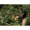 Dzīvžoga šķēres DeWALT DCMPS520N-XJ, 20 cm zāģa riepa, 8.5 m/s ķēdes ātrums, 18 V Li‑Ion, 0.55 L eļļas tvertne, 2.1 kg