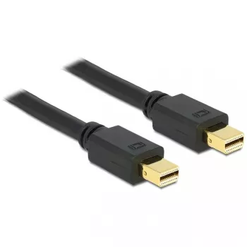 Mini DisplayPort kabelis DeLOCK 83474 1.5 m Melns