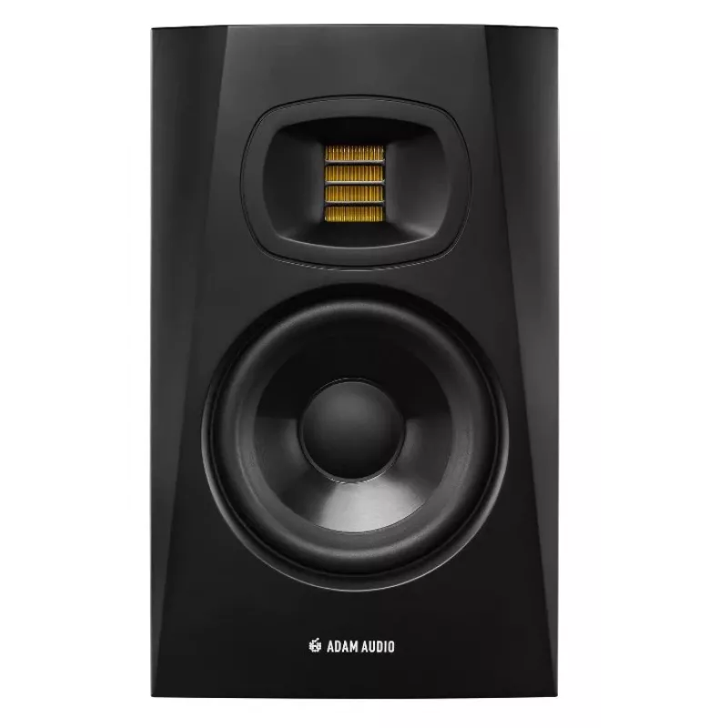 Studijas monitoru skaļruņi ADAM AUDIO T5V, 5 collu zemfrekvences skaļrunis, 1,9 collu augstfrekvences skaļrunis, 45–25 000 Hz, 106 dB, melns