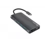 Docking stacija NATEC NMP-2162 USB 3.2 Gen 1 Type-C pelēka, vadu