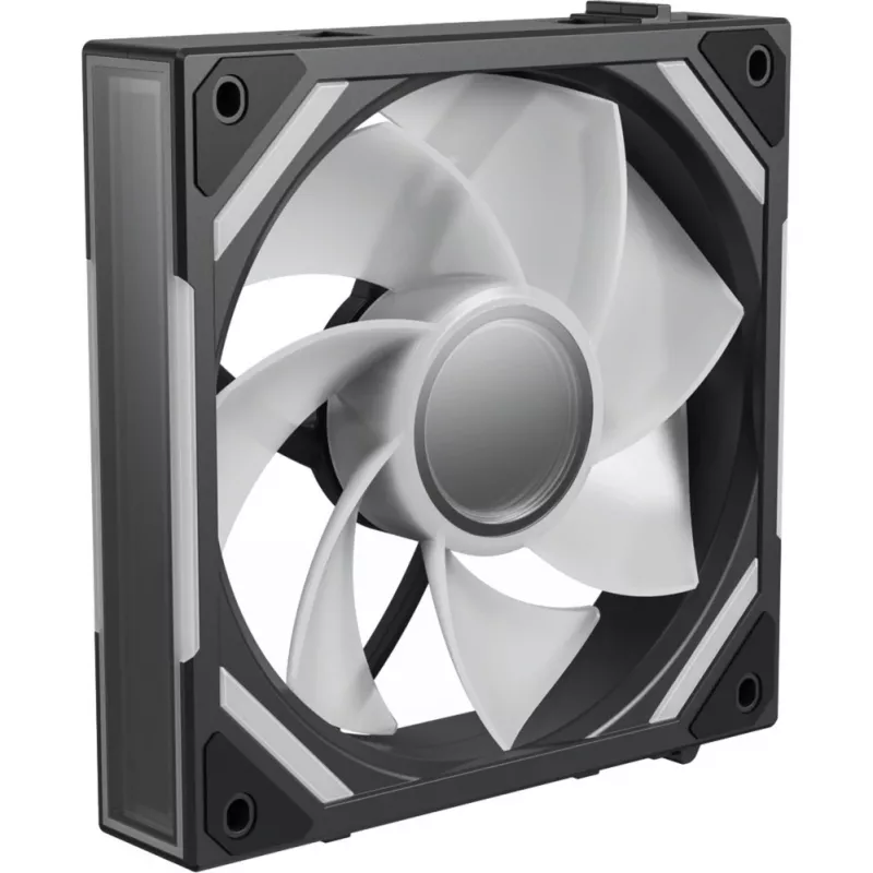 Alpenföhn Wing Boost 4 ARGB Reverse 120mm korpusa ventilators - Melns