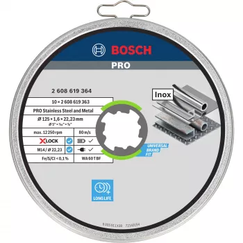 Urbja uzgalis Bosch 2608619364 — 4 mm diametrs, taisns kāts