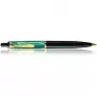 Pelikan K200 pildspalva ar integrētu pildīšanas sistēmu - Melna - Zelts - Zaļa - Sveķi - Itāļu rakstības spals - Nerūsējošais tērauds - Divpusēja (983189)