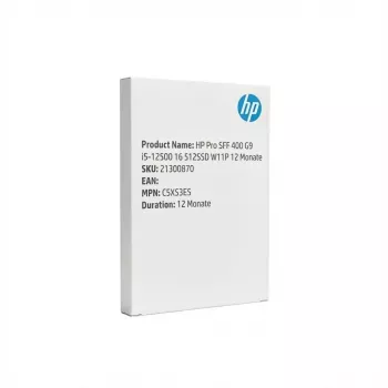 Dators HP Pro SFF 400 G9 i5-12500 16GB 512SSD W11P