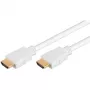 Goobay HDMI kabelis 5m Type A vīrietis–vīrietis 18 Gbit/s balts