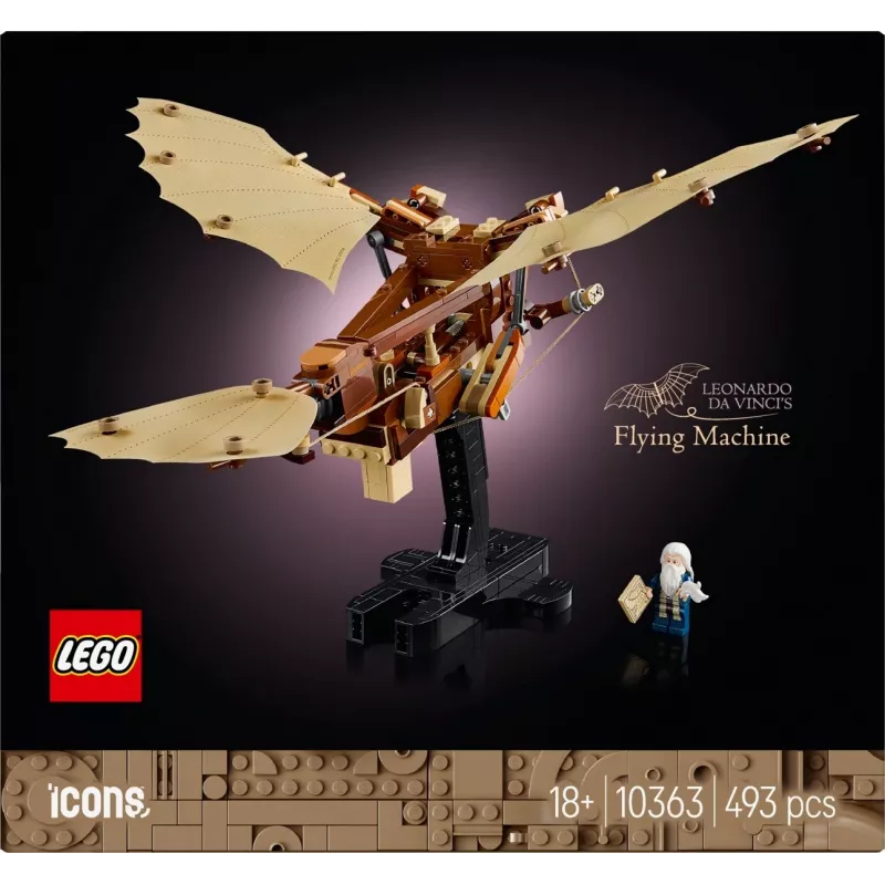 LEGO ICONS 10363 Leonardo da Vinci Lidojošā mašīna