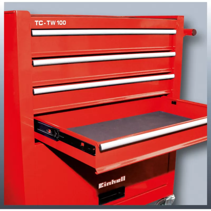 Instrumentu kaste Einhell TC-TW 100 sarkana
