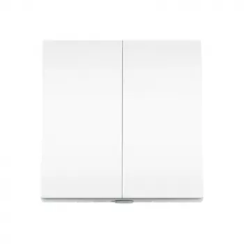 TP-Link Tapo viedais gaismas slēdzis 2-grupu 1-virziena, šūpošanas, balts, 91.5 mm, 100.5 mm, 55.5 mm, 200 g