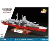 Konstruktors Cobi Kaujas kuģis Tirpitz 593 daļas, mēroga modelis