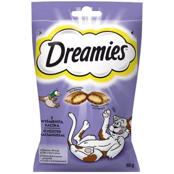Kaķu gardumi Dreamies Duck Snacks 60g