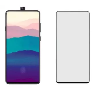 Rūdīta stikla aizsargplēve Tellur Samsung Galaxy A90 2.5D pilna līme melna