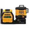 Lāzera līmeņrādis DeWalt DCE089D1G18-QW zaļš stars pašizlīdzinošs 360° ar uztvērēja saderību