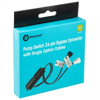 BitsPower 24 kontaktu ATX tilts/testētājs ar ventilatora savienotāju — BPTA‑PSC‑SOC