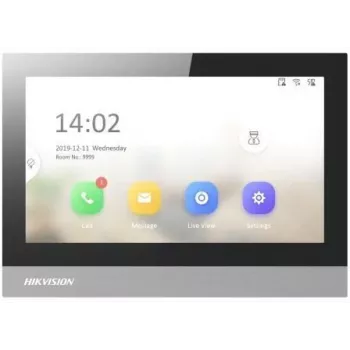 Video domofona monitors Hikvision DS-KH8380-WTE1 7 collu krāsu displejs Wi‑Fi