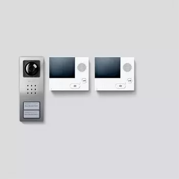 Siedle SET CVB 850-2 E/W - 8,89 cm (3.5 collu) TFT - Nerūsējošais tērauds - Balts - Iekštelpām un ārtelpām - 756 x 504 pikseļi - CMOS
