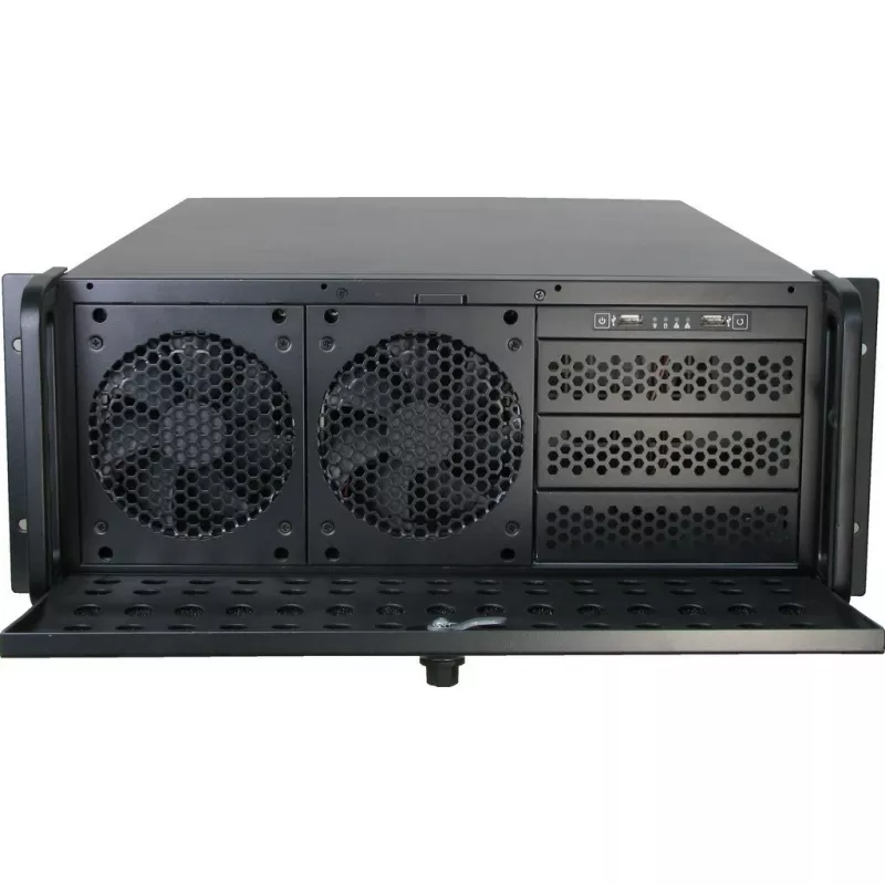 Servera korpuss Inter-Tech IPC 4U-4129L Rack Metāliskā sudraba