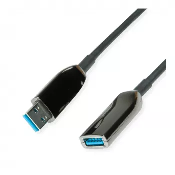 ROLINE USB3.2 Gen1 Akt. AOC-Cable ST/ST 10m