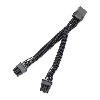 Ūdens sadalītājs EK Water Blocks EK-Loop OmniLink 2-Way 100mm — divvirzienu šķidruma dzesēšanas sadalītājs, 100 mm atstarpe