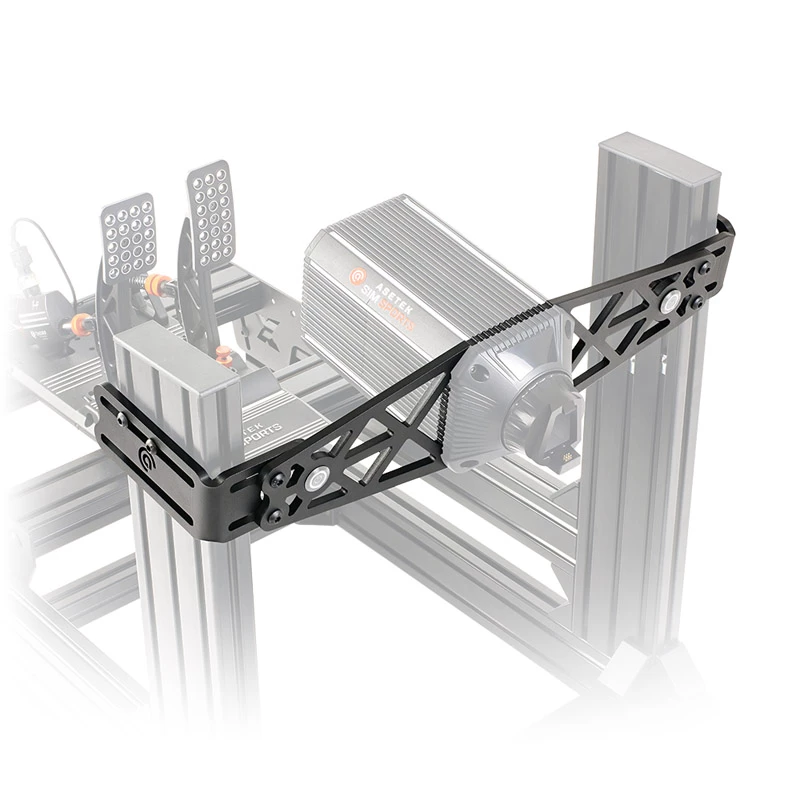 Montāžas kronšteins Asetek SimSports Steel Black 135x535x168mm