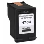 Tintes kasetne Superbulk HP 704 CN692 Melna, 150 ml, aizstāj HP 704