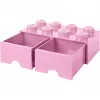 LEGO Brick Drawer 8 rozā, Uzglabāšanas kaste rozā