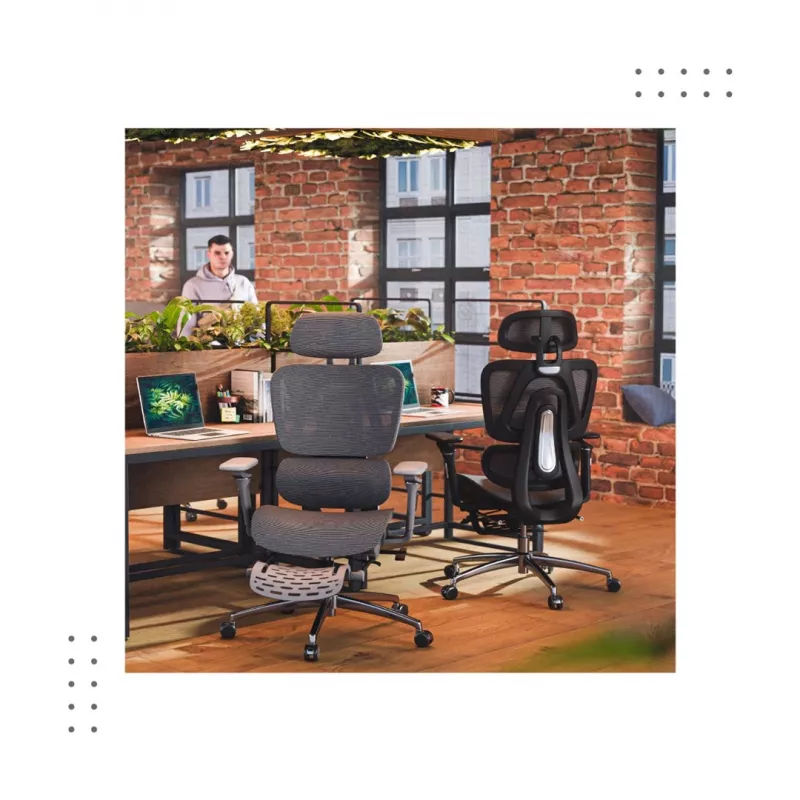Biroja krēsls mark adler Expert 7.9 Melns — ergonomisks grozāms krēsls, melns audums, modelis MA-EXPERT 7.9 BLACK