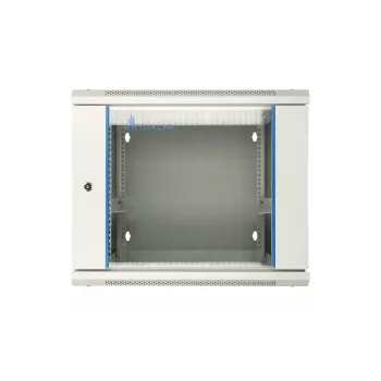 Extralink Rackmontāžas skapis 9U 600x600 AZH Pelēks, sienas stiprināms, veramais tips